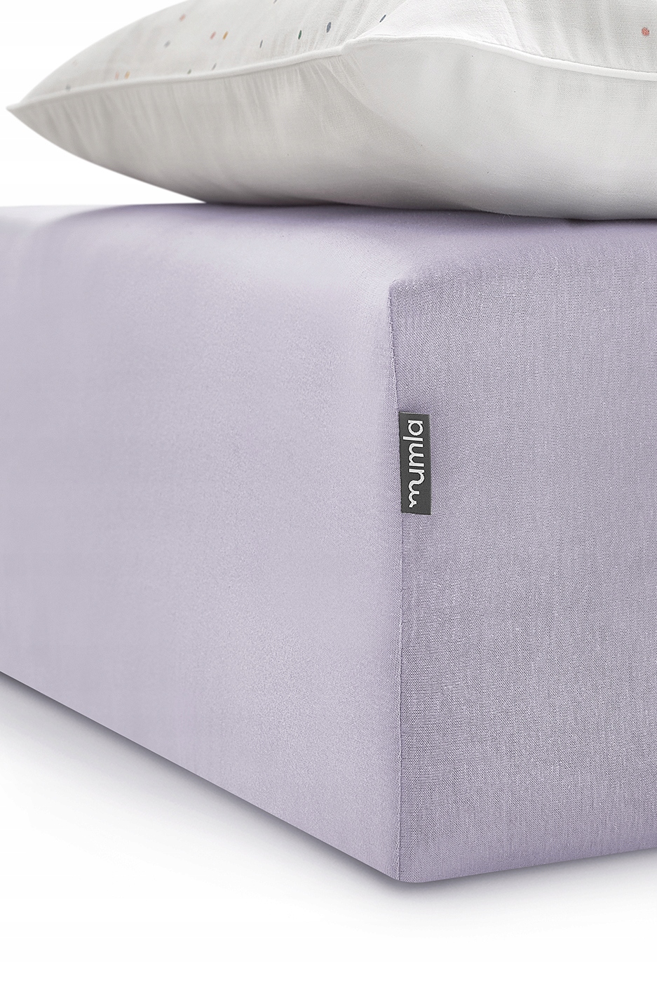 Bavlnené levanduľové prestieradlo 180 x 200 cm na vysoký matrac Mumla