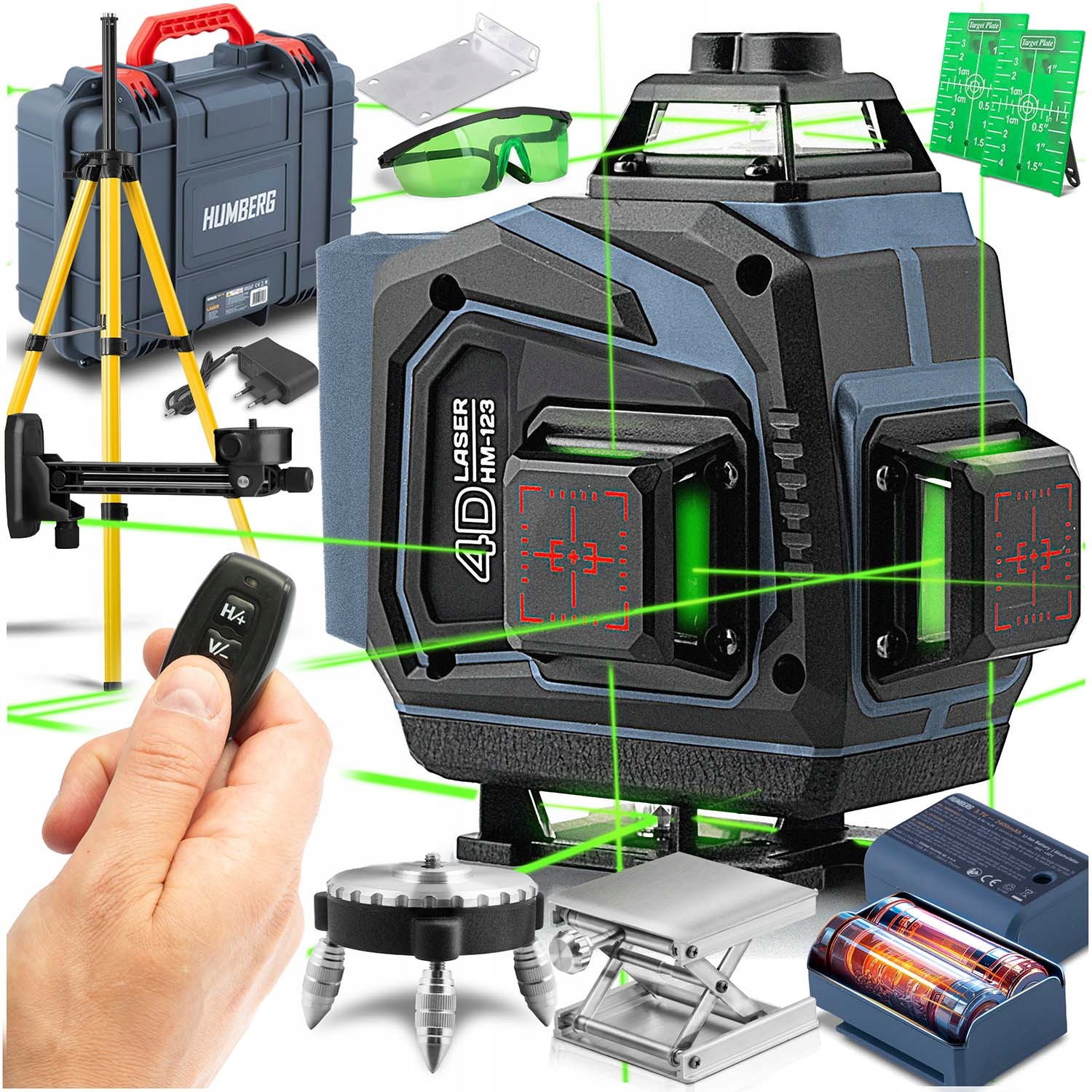 Laser Křížový Samonivelační Laserová Vodováha Se Stativem, Sada