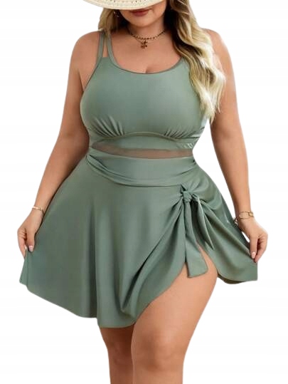 Shein Dvoudílné Plavky Se Síťkou Plus Size 58 1JA
