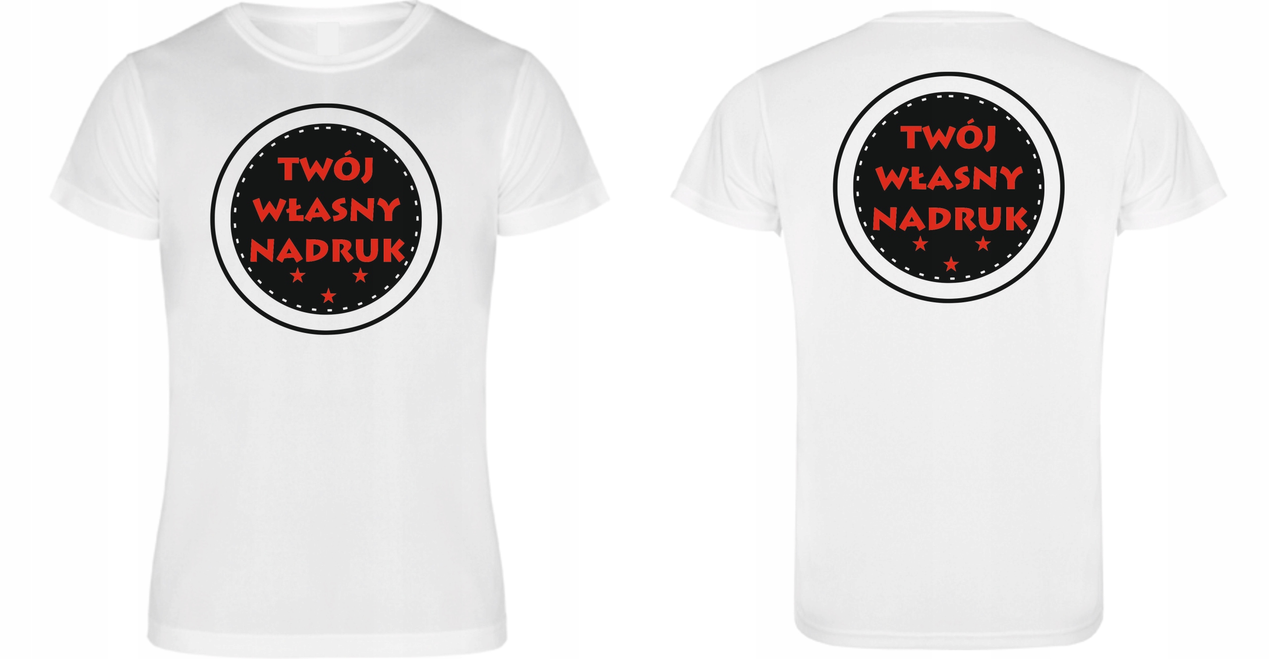 

Koszulka techniczna z własnym nadrukiem Unisex