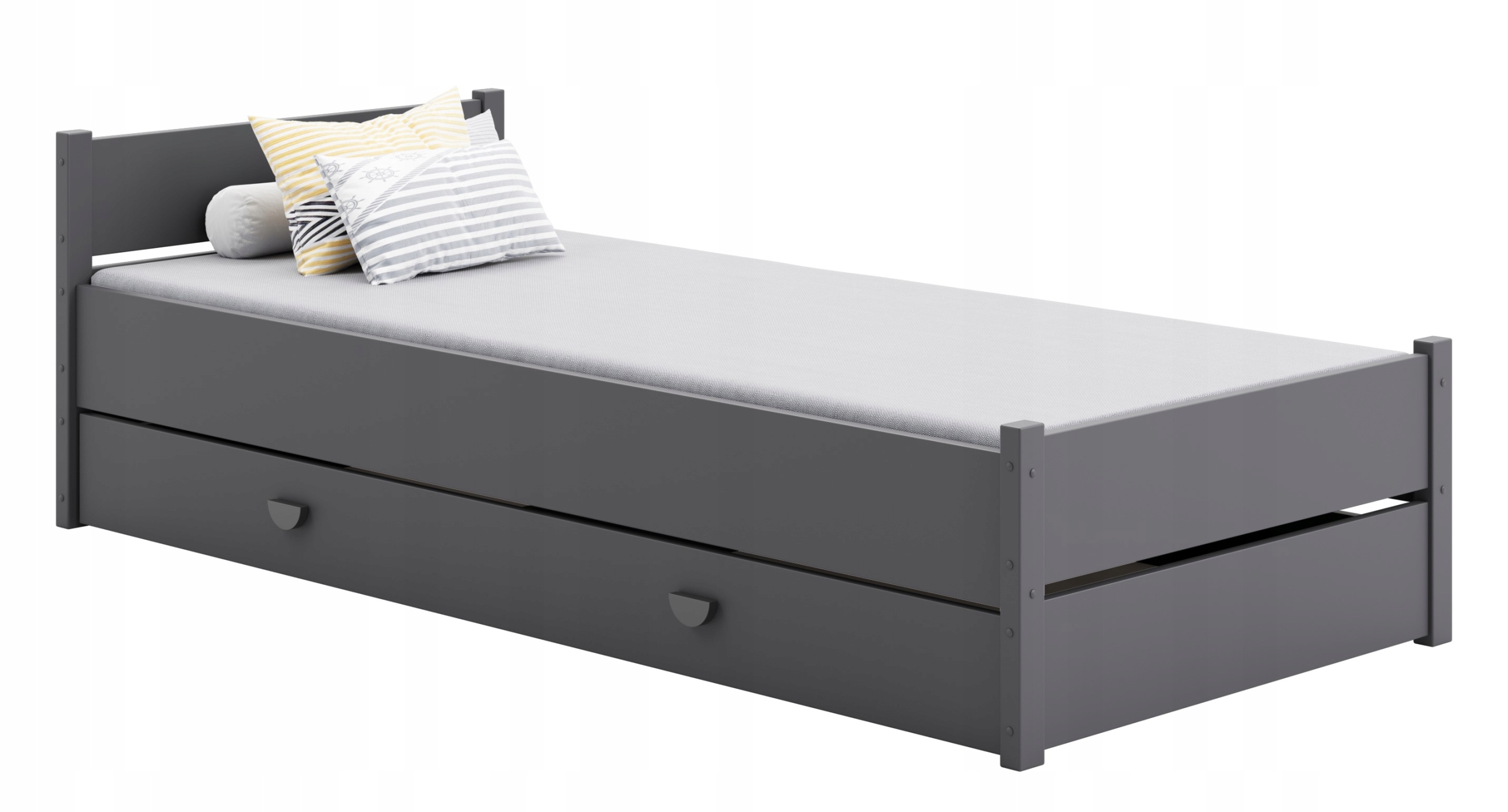 Postel pro mláděž 90x200 matrace Marcel šedá