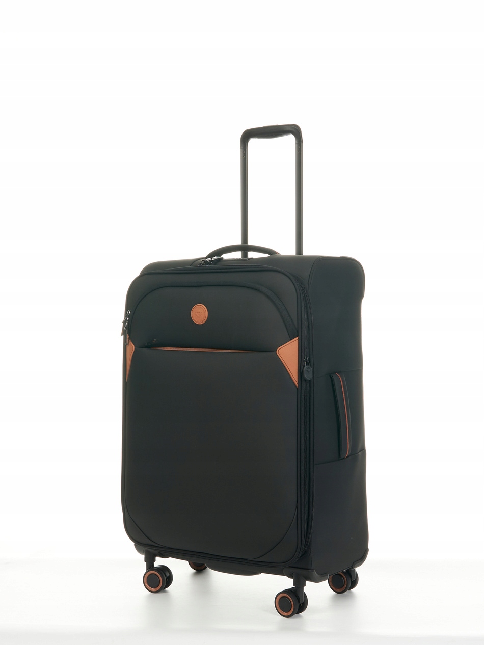 Střední cestovní kufr Verage Cambridge 68 cm černý Tsa voděodolný 64 l
