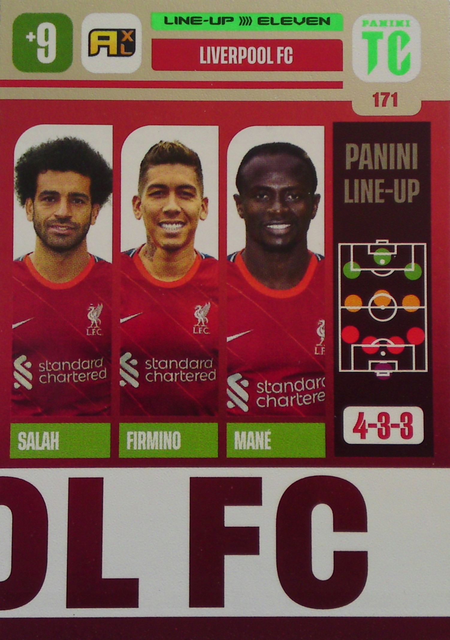 Panini Top Class 2022 Eleven Line Up Liverpool 171