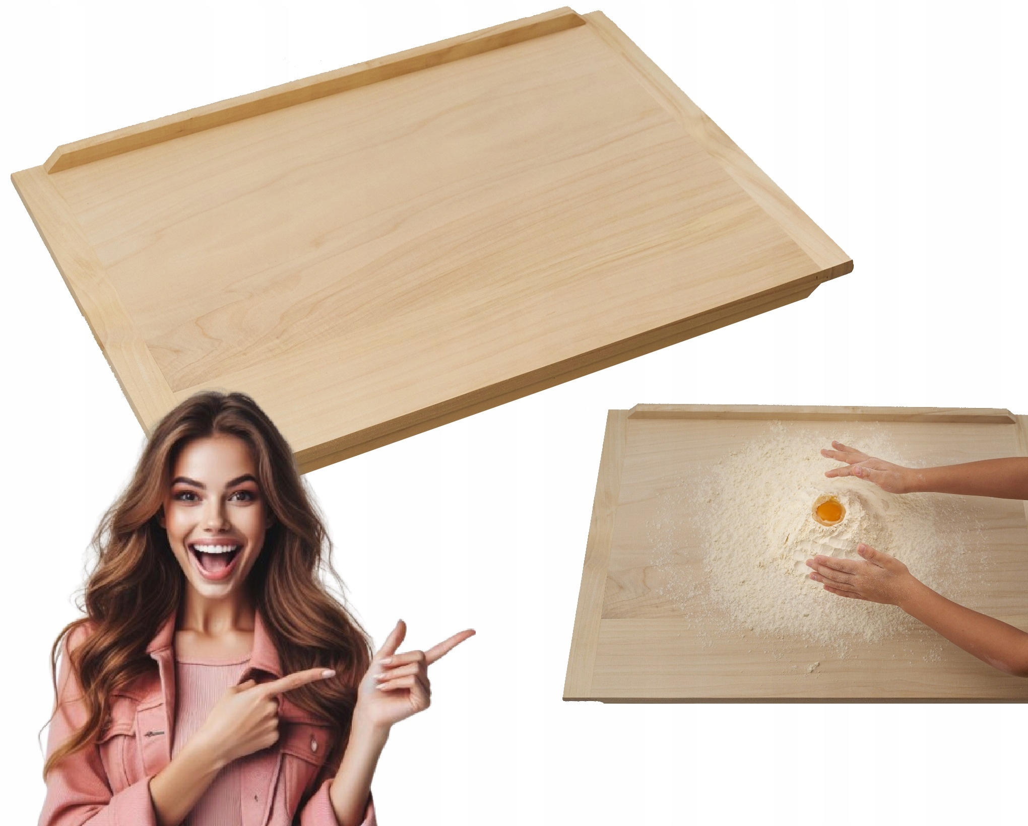 Vál Velmi Velká XXL 80x60 CM Univerzální Deska