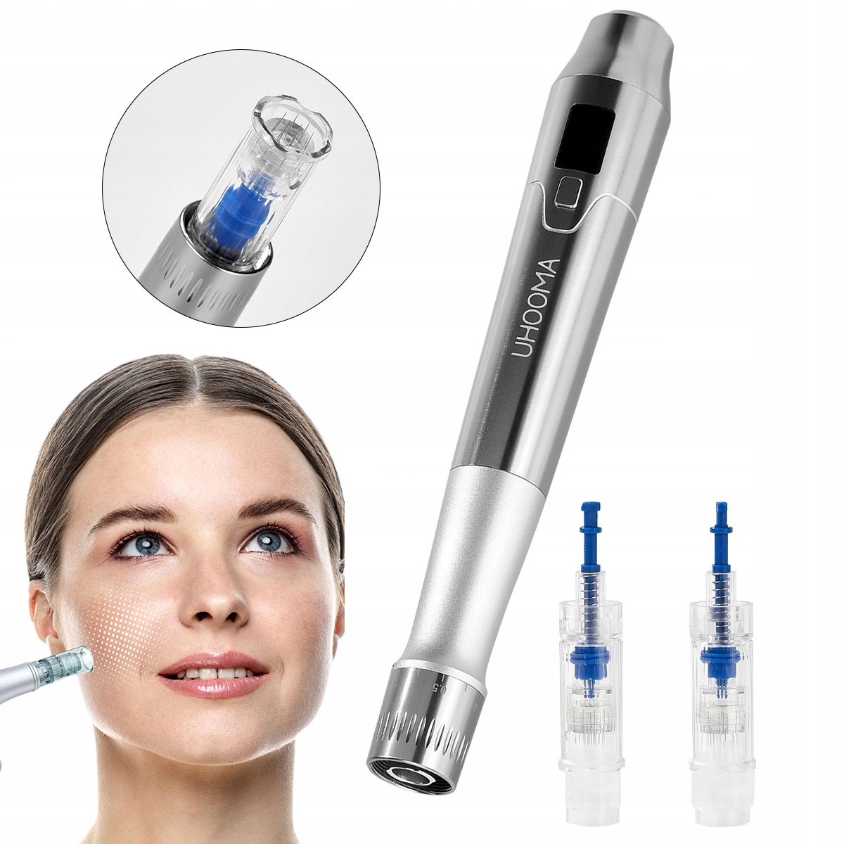 Dermapen 2 kazety mezoterapie derma pen