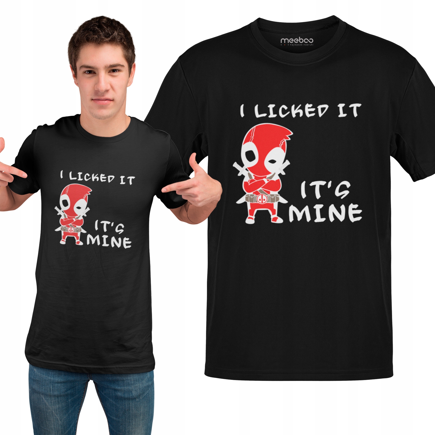 

Koszulka Tshirt Deadpool I Licked It It's Mine