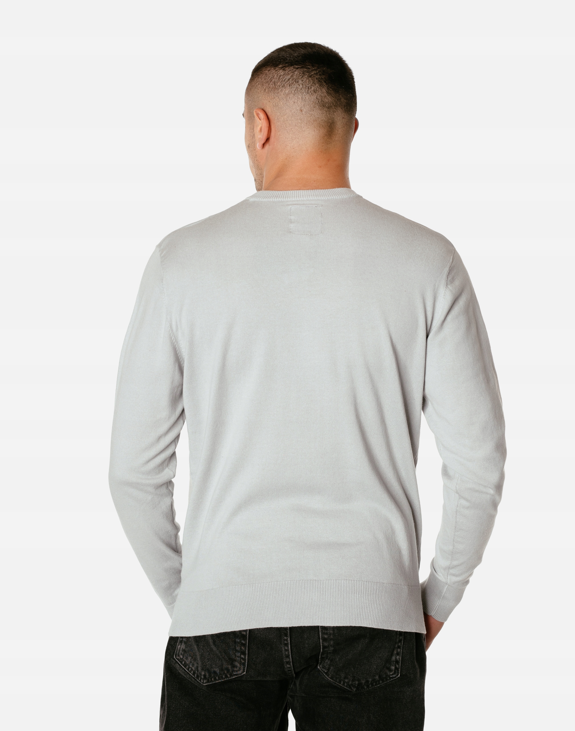 Cienki Sweterek Sweter Męski Półgolf S4S C116 XXL Dekolt okrągły