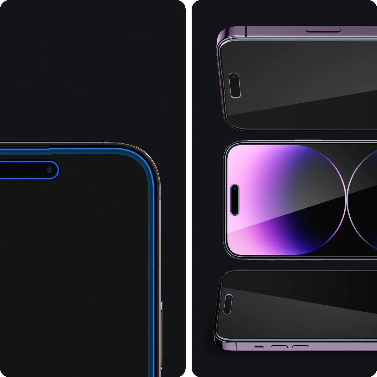 Szkło hartowane do iPhone 14 Pro Max Spigen EZ Fit Dedykowany model iPhone 14 Pro Max