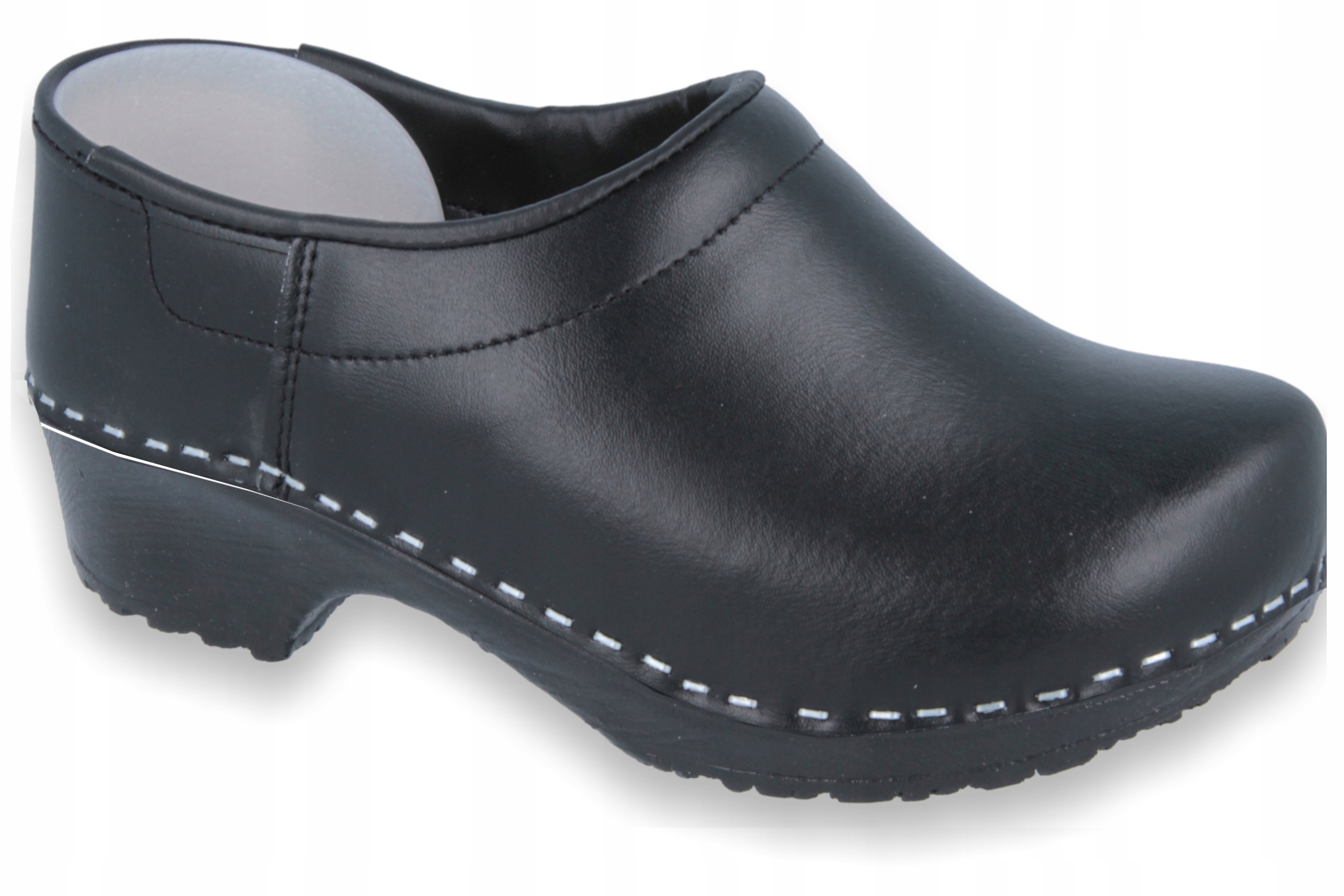 

Solidne Chodaki Drewniaki zamknięte spody guma 43