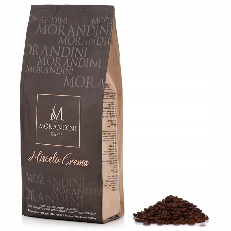 Levně Zrnková káva Caffe Morandini Crema 1000g