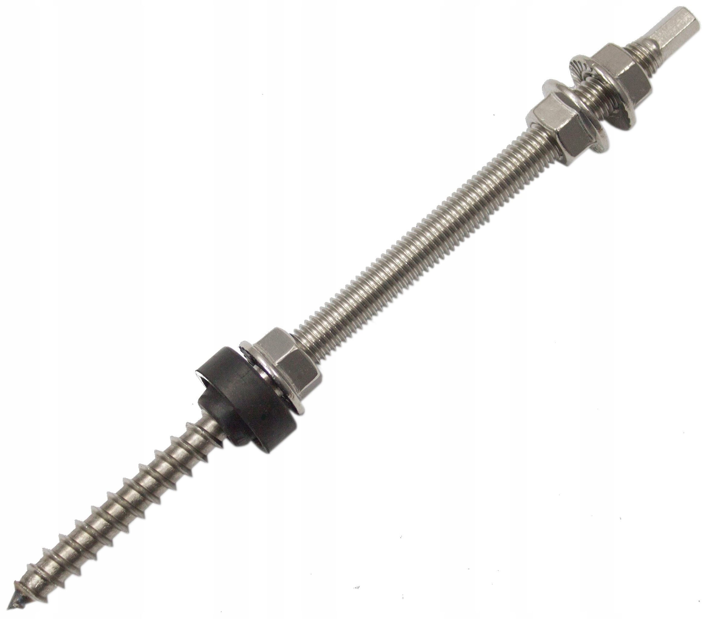 

Śruba Do Paneli Słonecznych Dwugwintowa 10X250MM