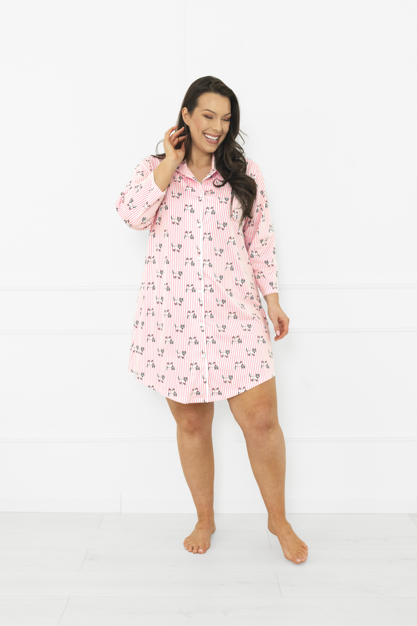 Dámská košile s 3/4 rukávem Kiota XXL