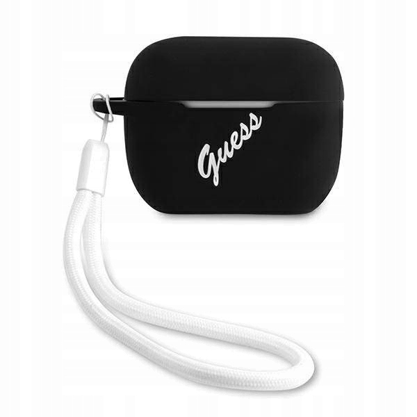 Etui Guess Silicone Vintage na AirPods Pro czarno- białe Guess