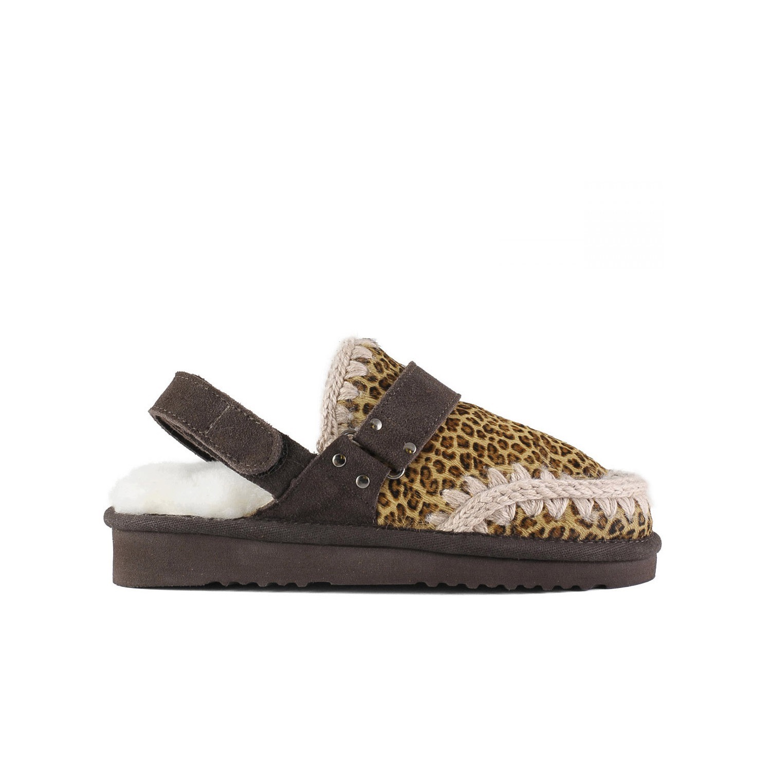 Mou Nazouváky Eskimo Clog Poniskin Mix Mocha 36