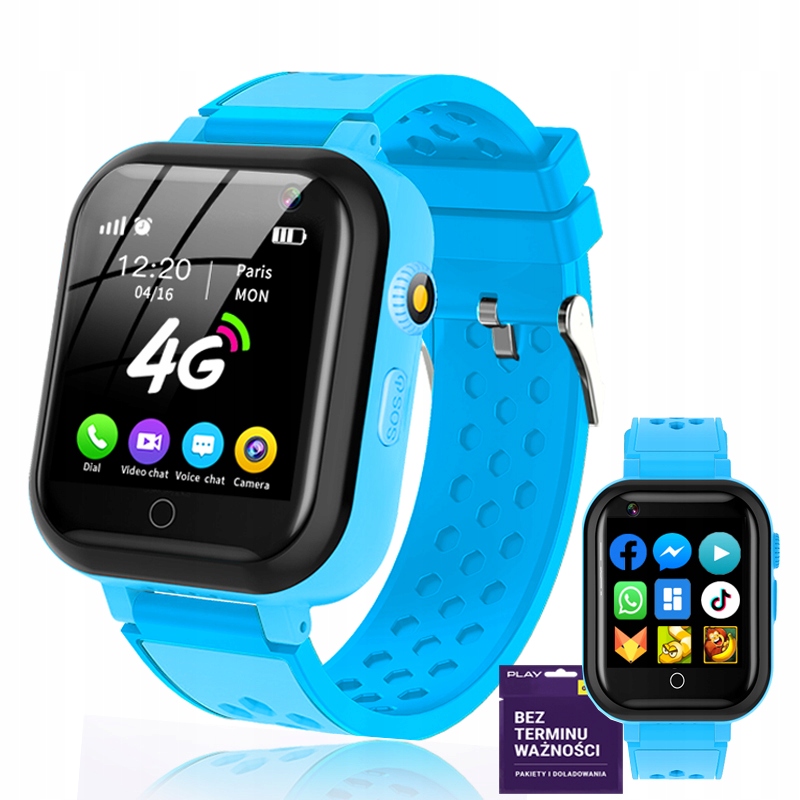 

Smartwatch Dla Dzieci Zegarek Aparat Gps Sim 4G