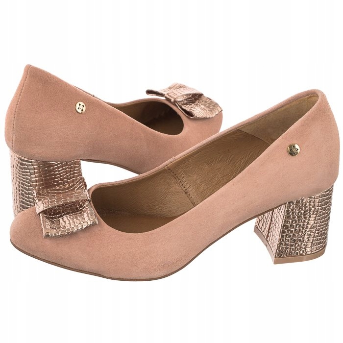 

Buty Damskie Czółenka Maciejka Różowe 3356A-15