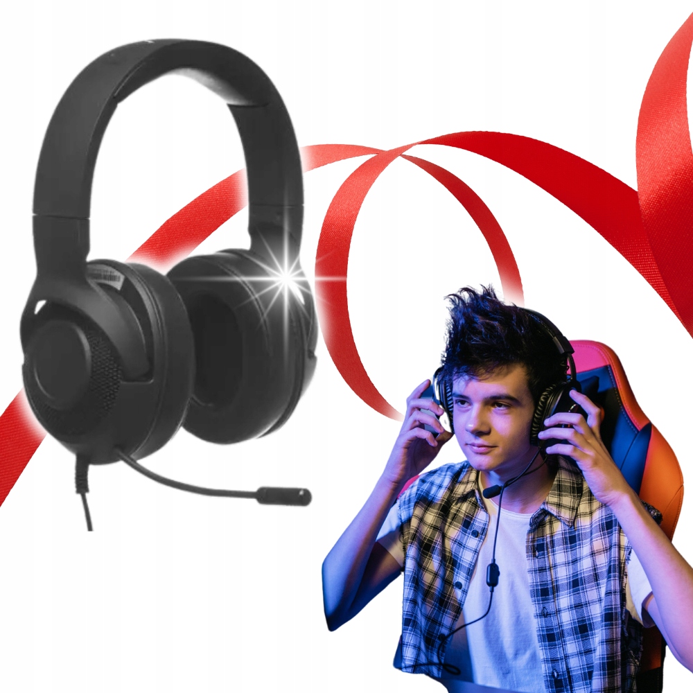 Sluchátka s mikrofonem do uší Dárek Pro Hráče