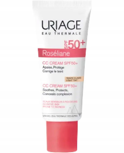 Uriage Roseliane CC Spf 50+, krem do twarzy, 40 ml