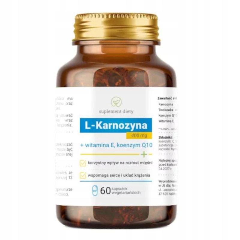 L-karnosin – NaturDay – karnosin vitamín E koenzym Q10 – 60 kapslí
