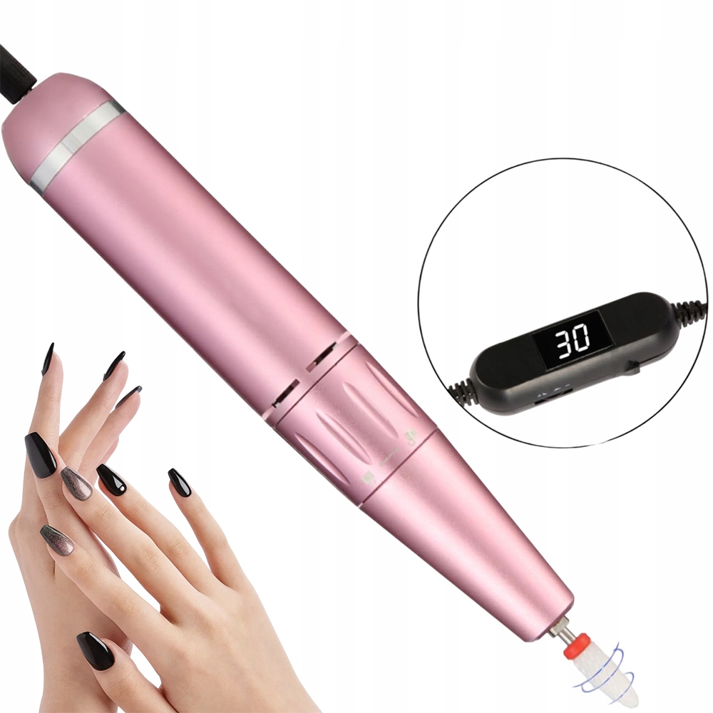 Elektrická Bruska Na Nehty Manikúra Kompaktní Přenosná