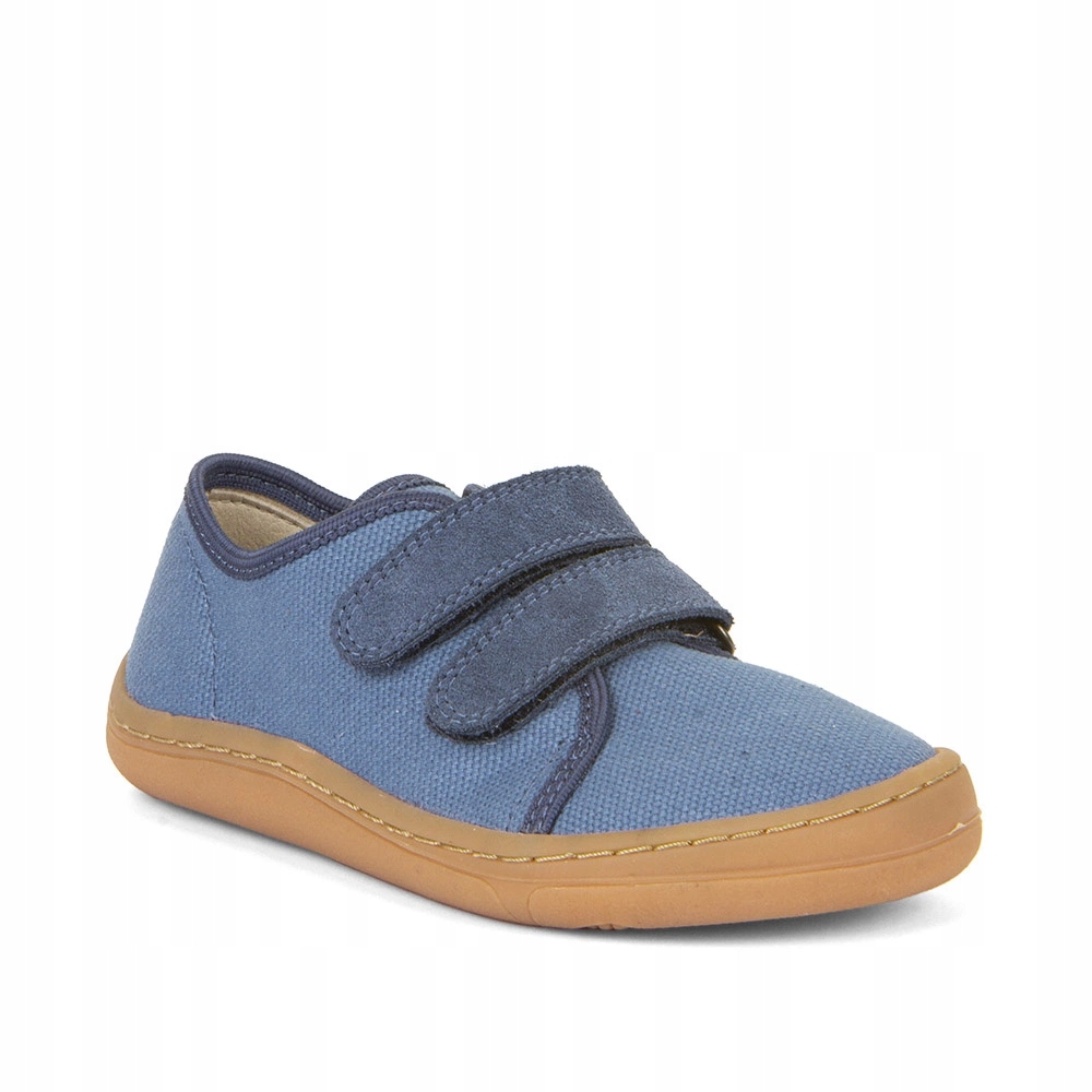 Kapcie barefoot tenisówki skórzane lekkie dziecięce Froddo Blue/Denim 35