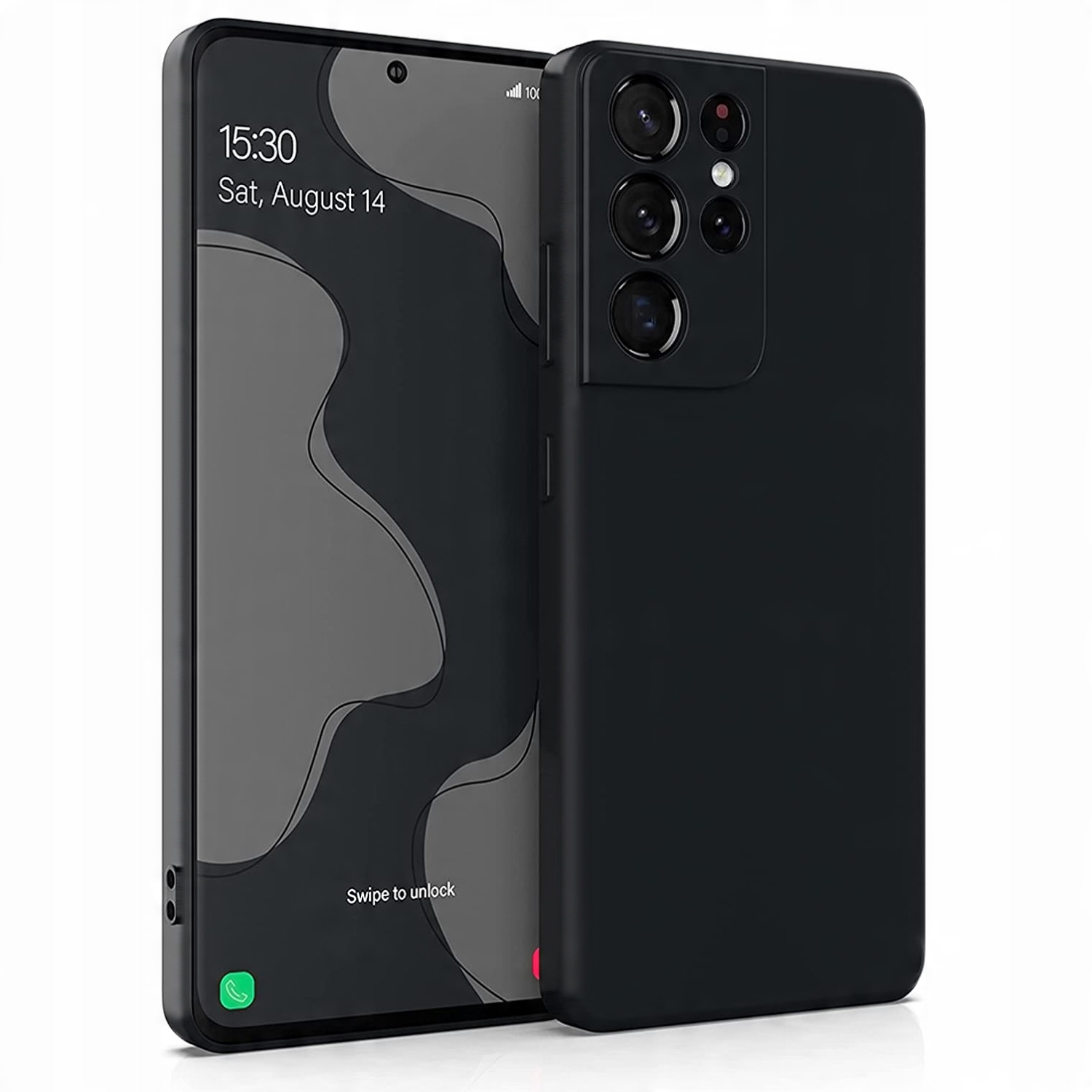 

Etui Czarne Silikon Case do Samsung S21 Ultra 5G
