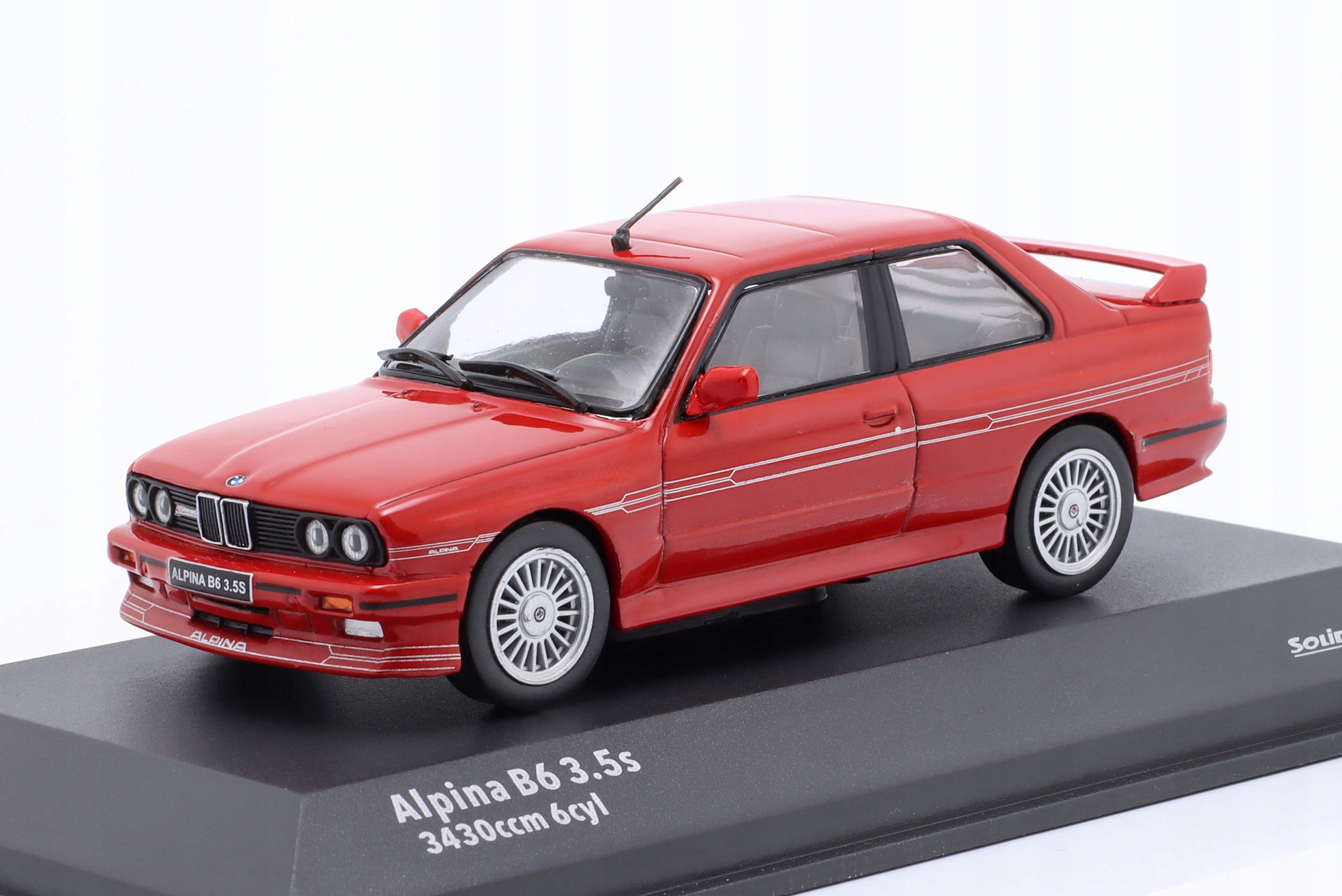 Bmw Alpina B6 3.5s (E30) 1990 Red Solido 1:43 1/43 Model S4312003