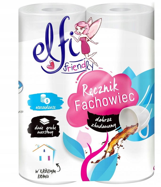 

Elfi Ręcznik papierowy kuchenny 2 szt biały