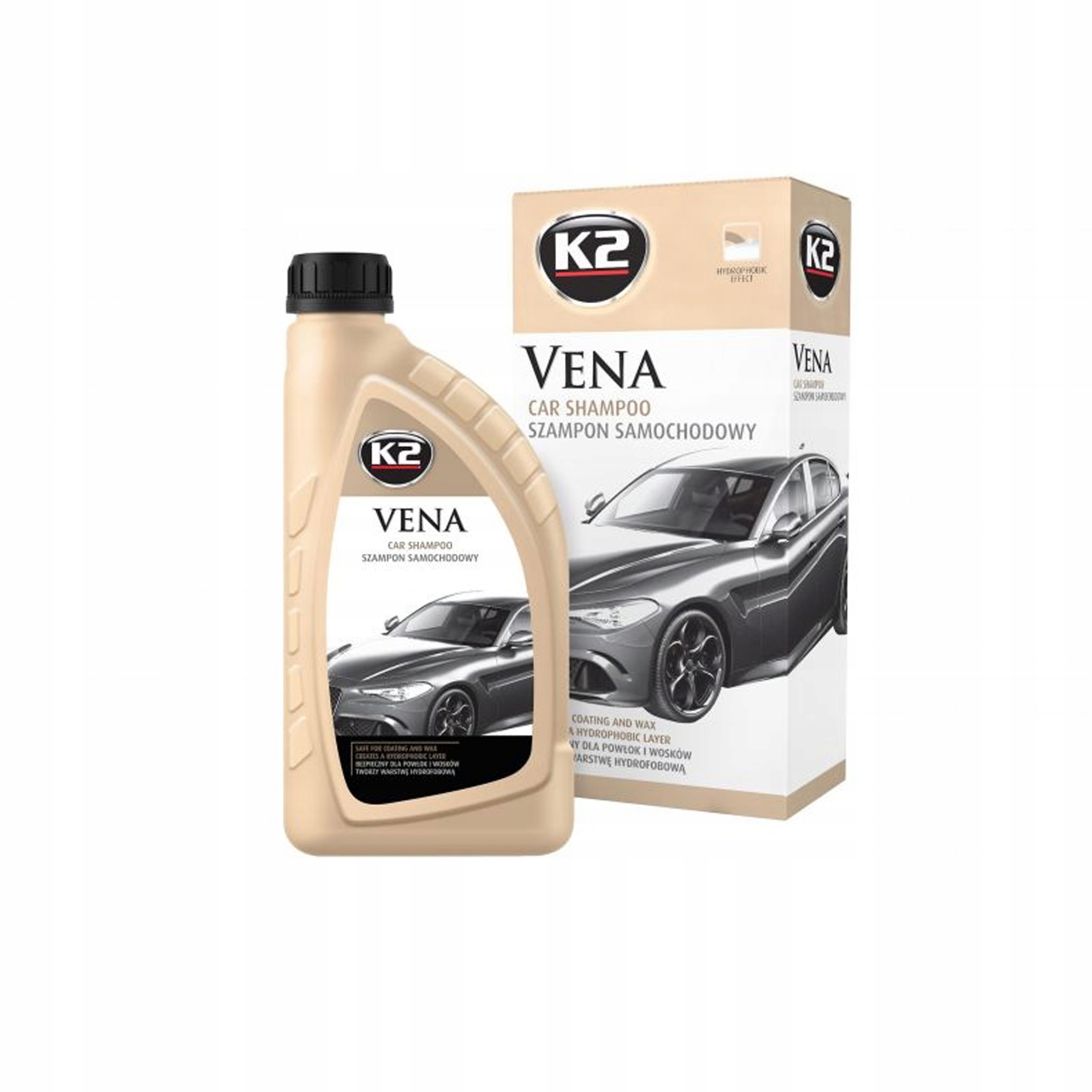 K2 Hydrofóbny automobilový šampón s voskom Vena 1L G141