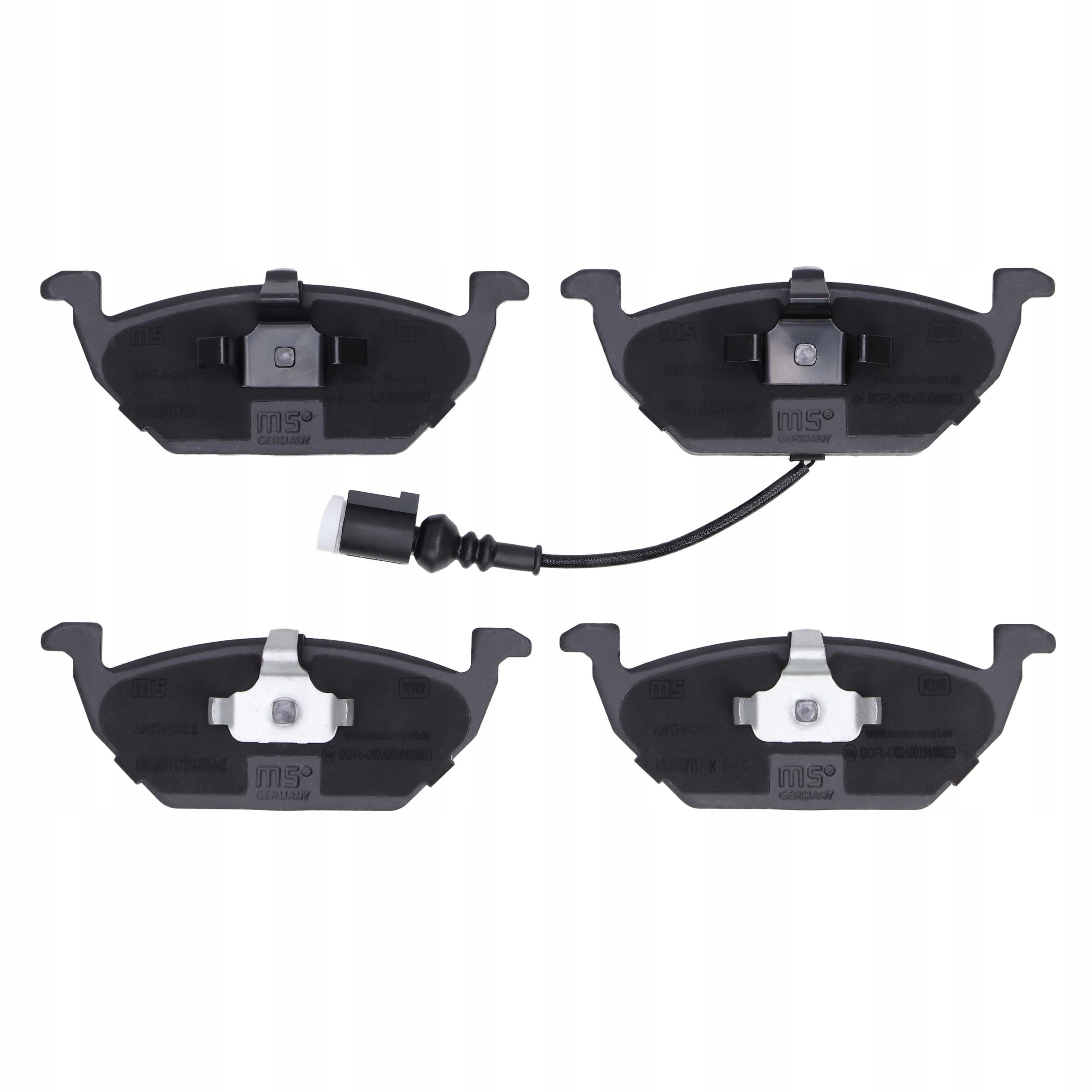 KLOCKI HAMULCOWE PRZÓD AUDI A2 A3 SEAT ALTEA LEON Producent części Master-Sport Germany