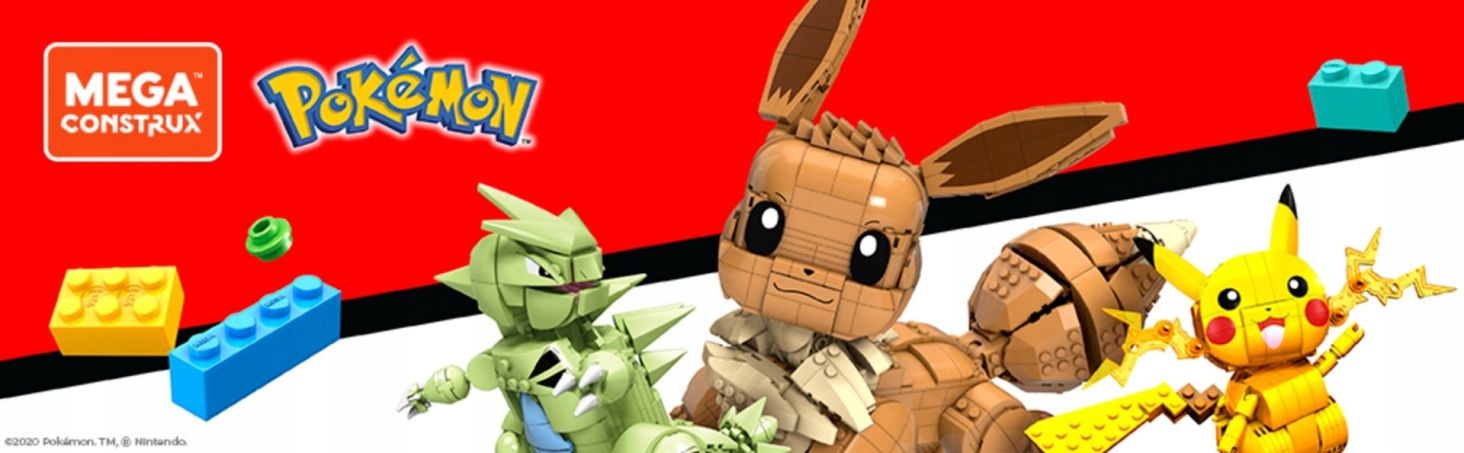 Blocos de Montar - Mega - Pokémon - Pikachu - 1095 Peças - Mattel -  superlegalbrinquedos