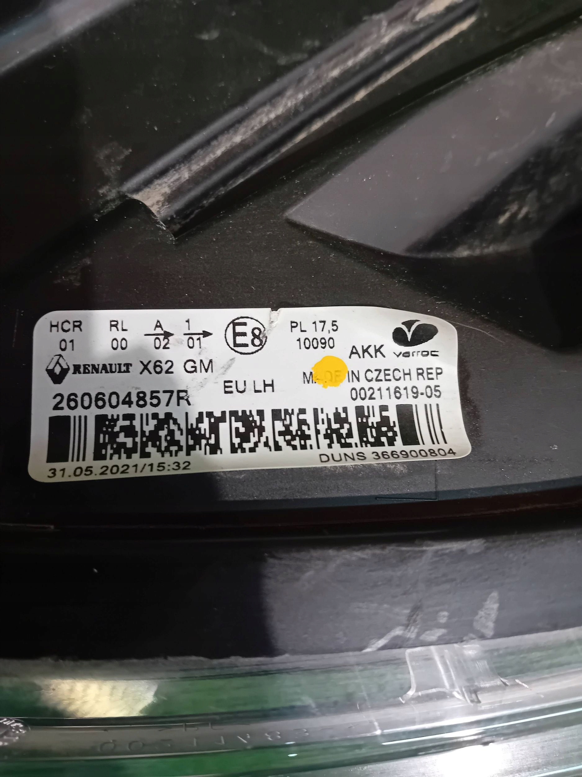 REFLEKTOR left front OPEL MOVANO B II LIFT 19- LED NR.786