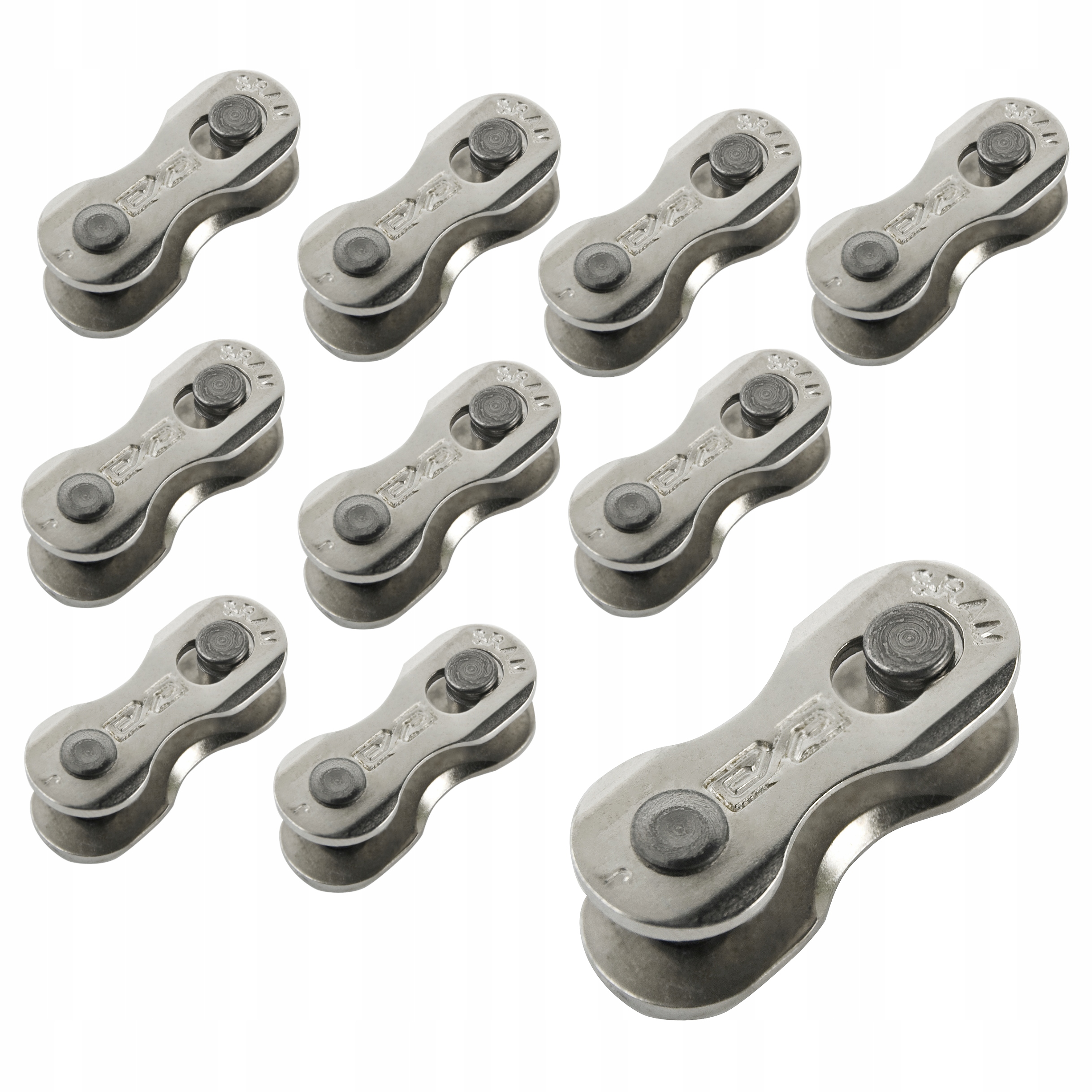 Spinki Sram PowerLink do łańcuchów 7/8-rzędowych, srebrne 10 sztuk