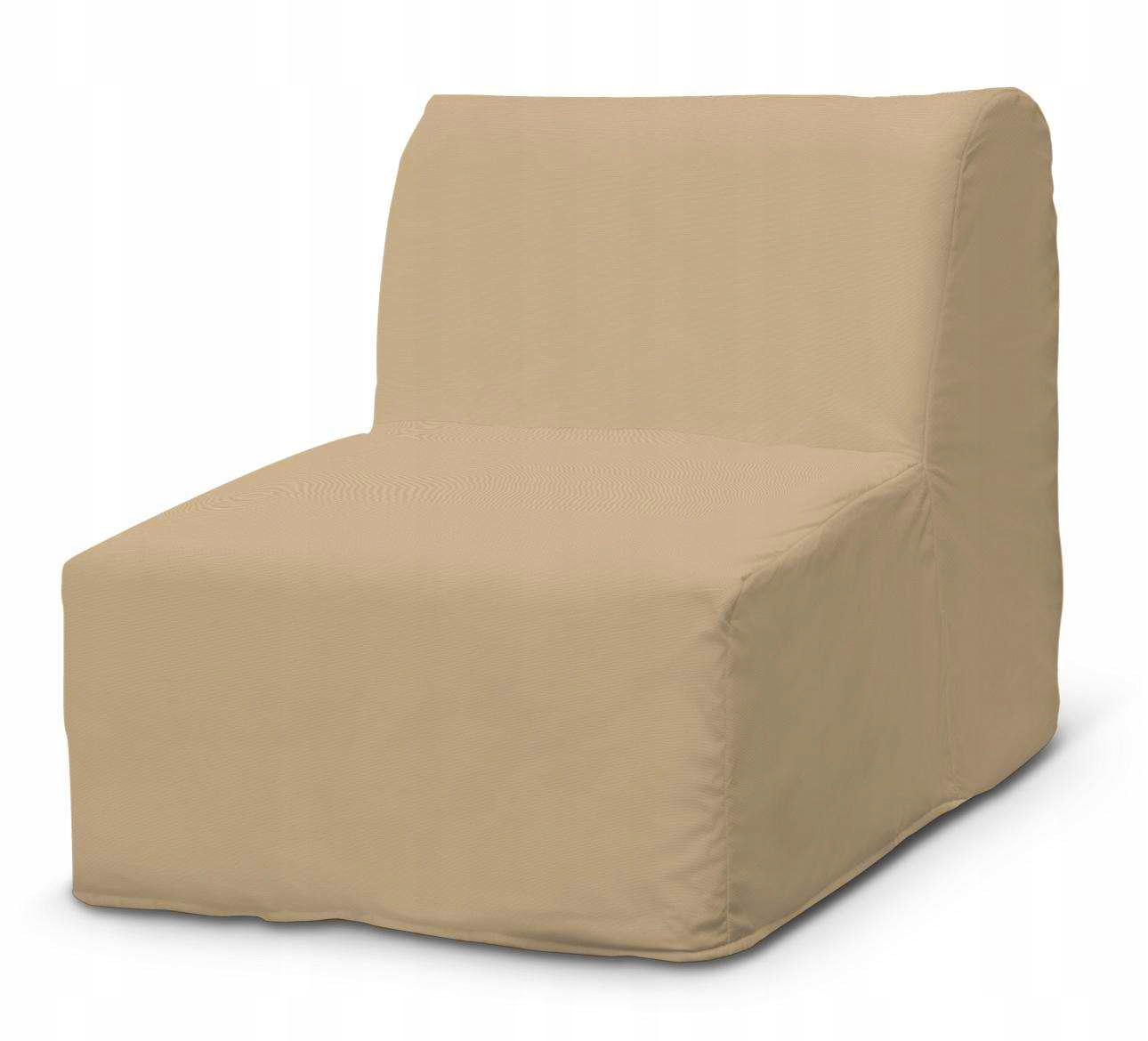 Dekoria potah na křeslo Lycksele jednoduchý Ikea hnědý