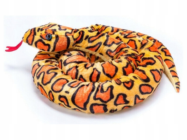 DUŻY WĄŻ Weselny Pyton pluszak maskotka dł.250cm