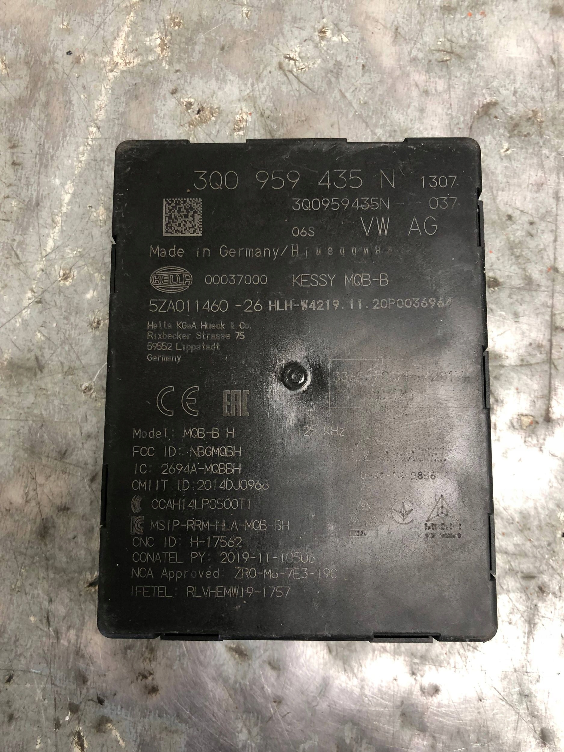 module control unit KESSY KEYLESS VW SKODA AUDI 3Q0959435N