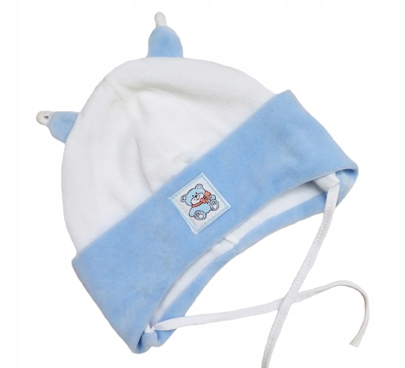 

Czapka dziecięca z Weluru wiosna jesień 45-46