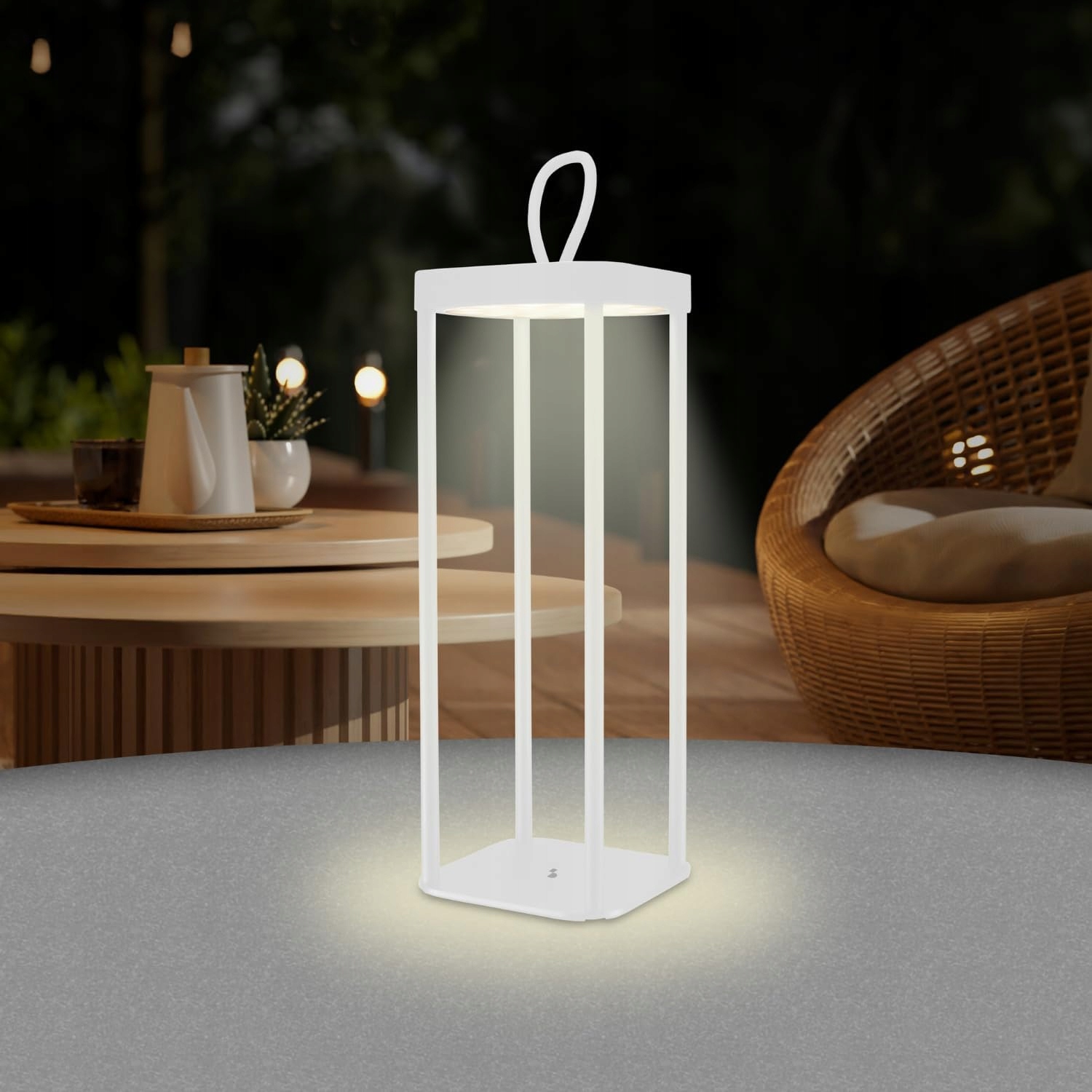 Bezdrátová Stolní Led Lampa S 12HODINOVOU Baterií Usb-c IP44, Teplé Světlo