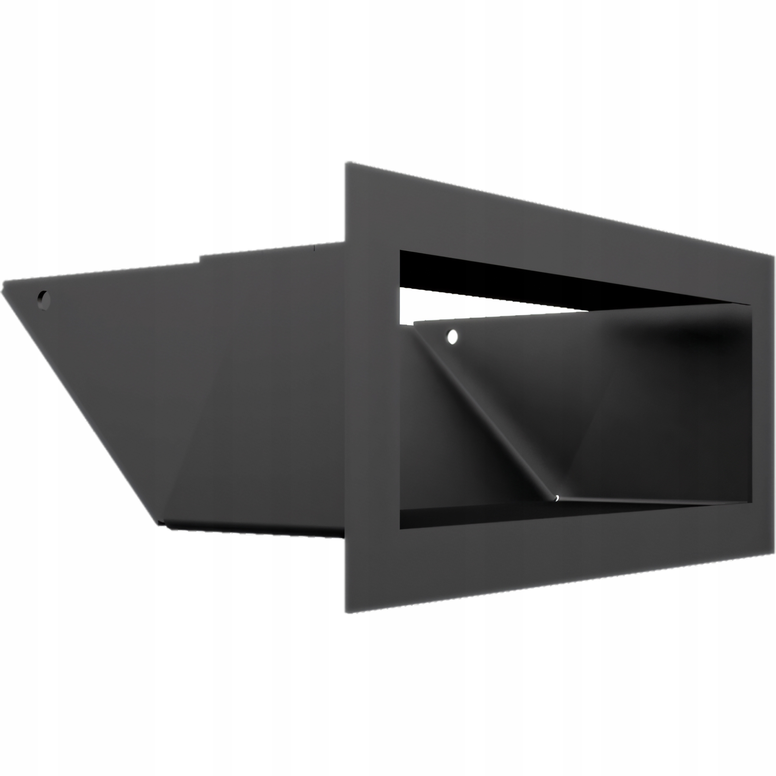 Ventilační krbová mřížka Luft Sf Slim 9x20 cm, grafitová