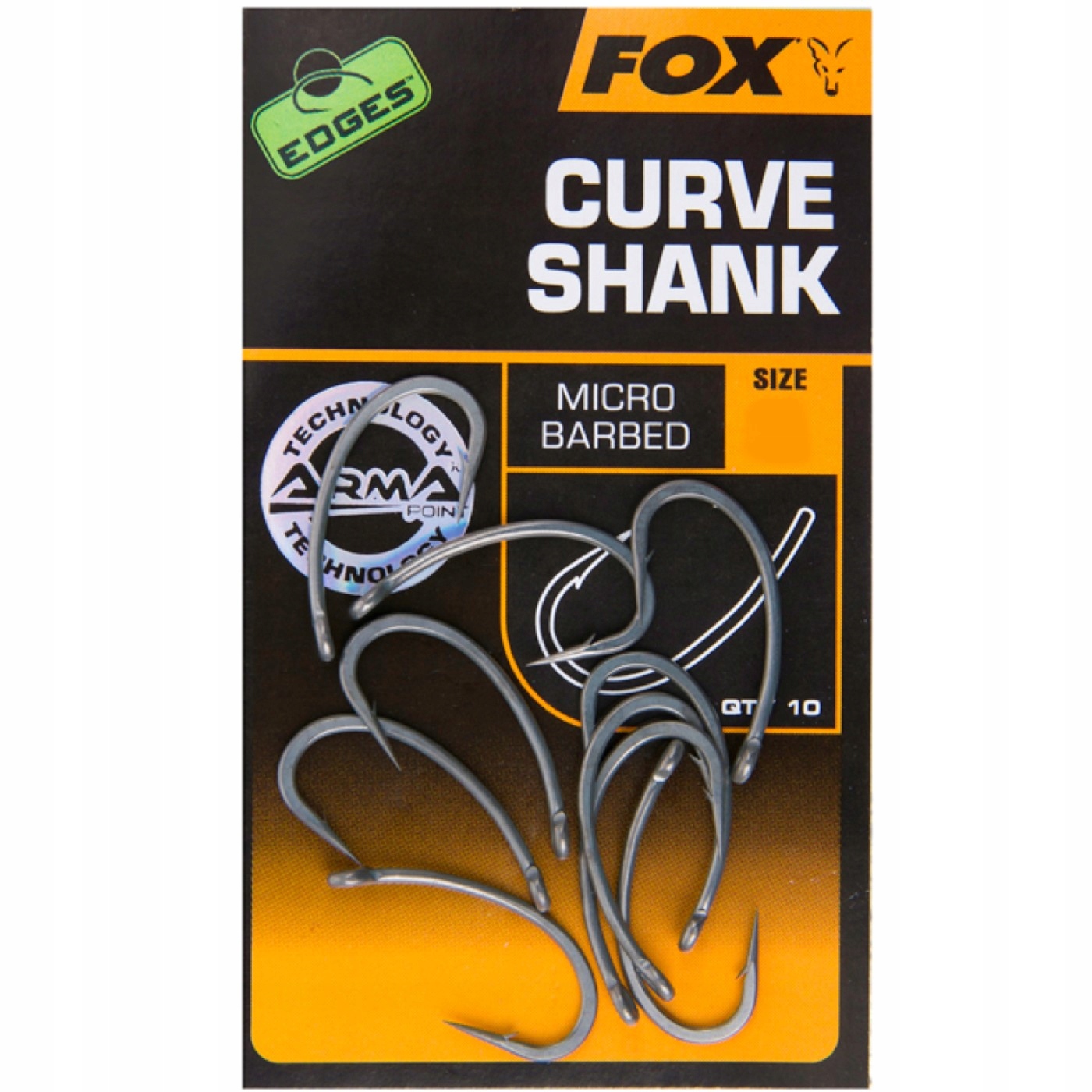 Haczyki Fox Edges Curve Shank nr 8