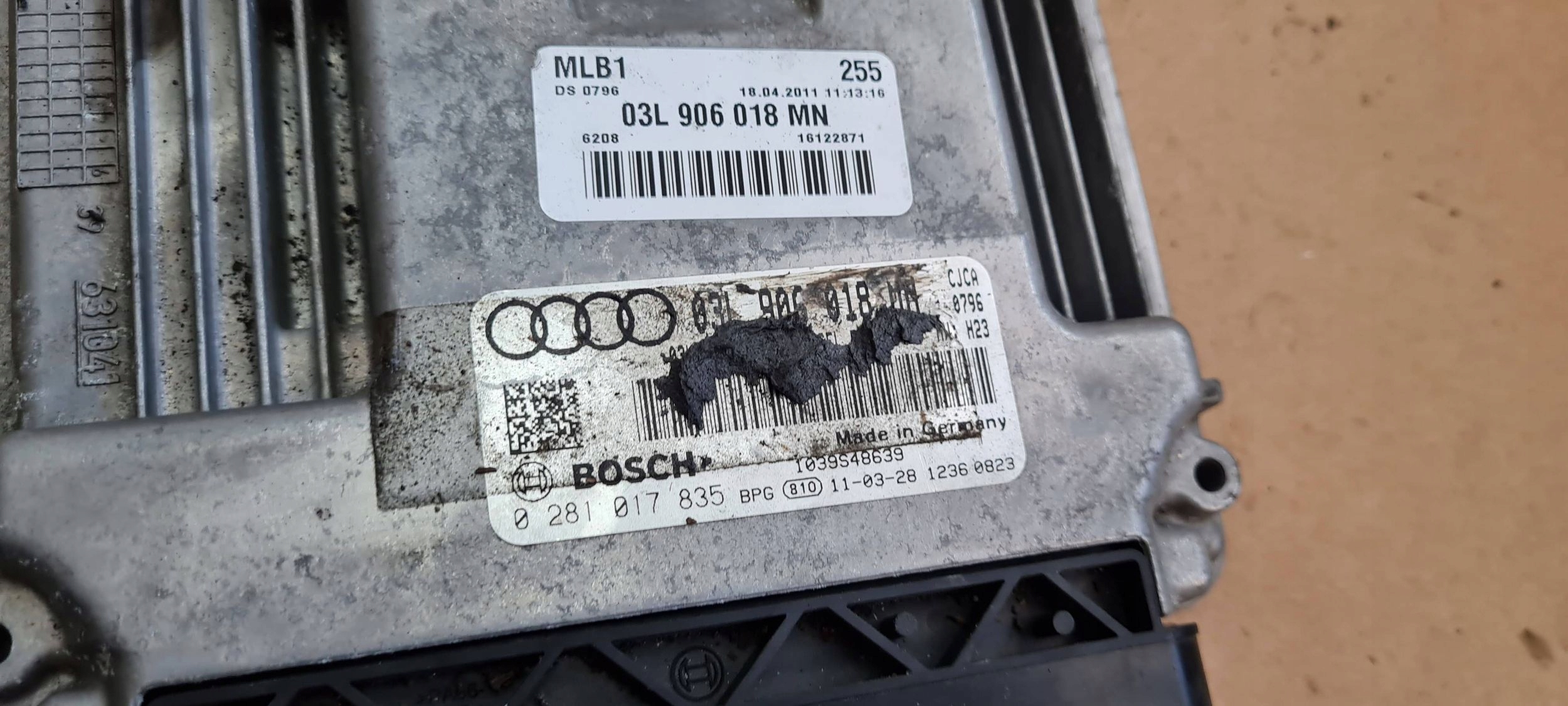 Q5 8R computer control unit of the engine ECU 2.0 TDI 03L906018MN