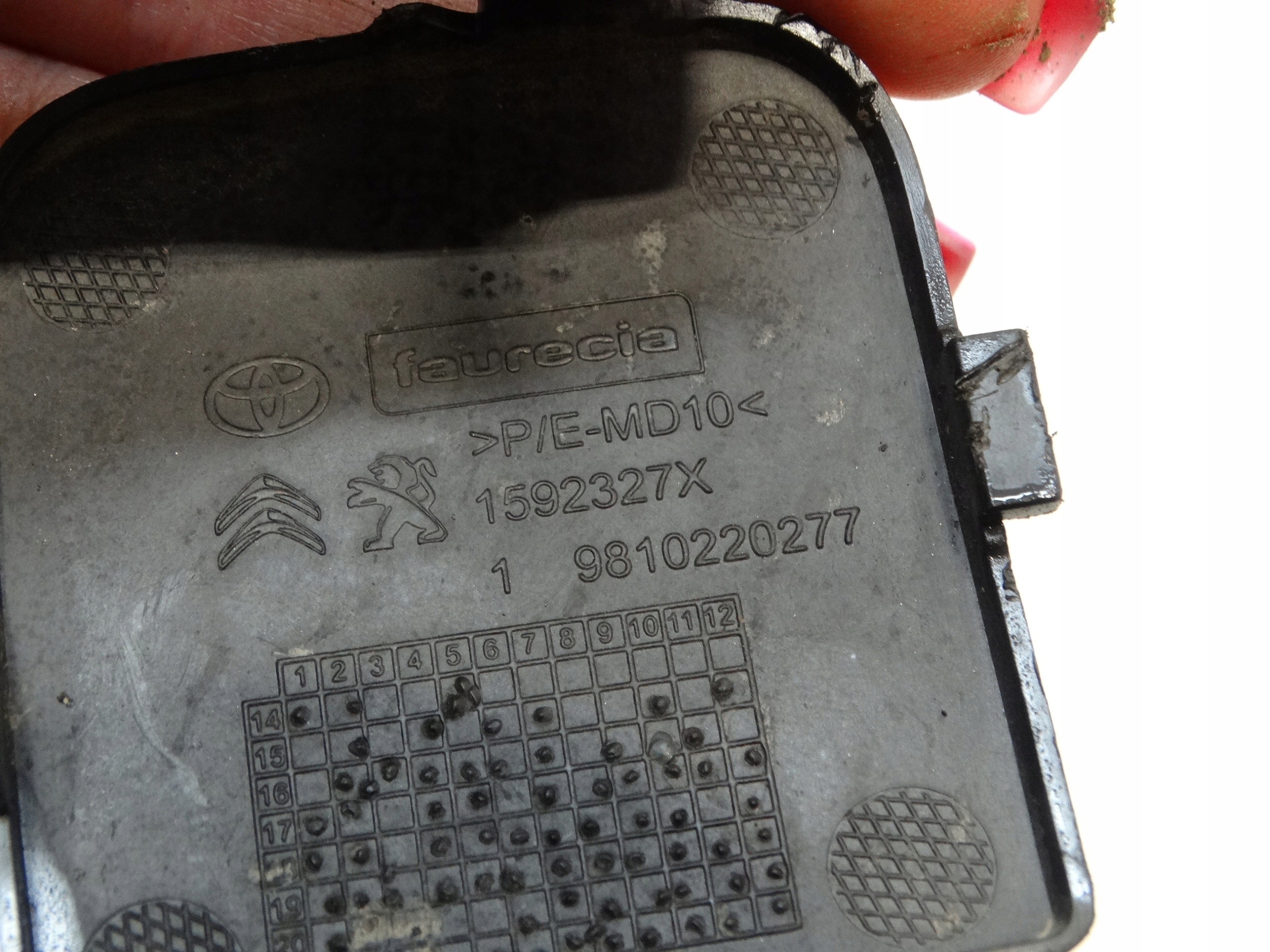 Abschleppöse heck der Stoßstange EXPERT PROACE II JUMPY III 9810220277