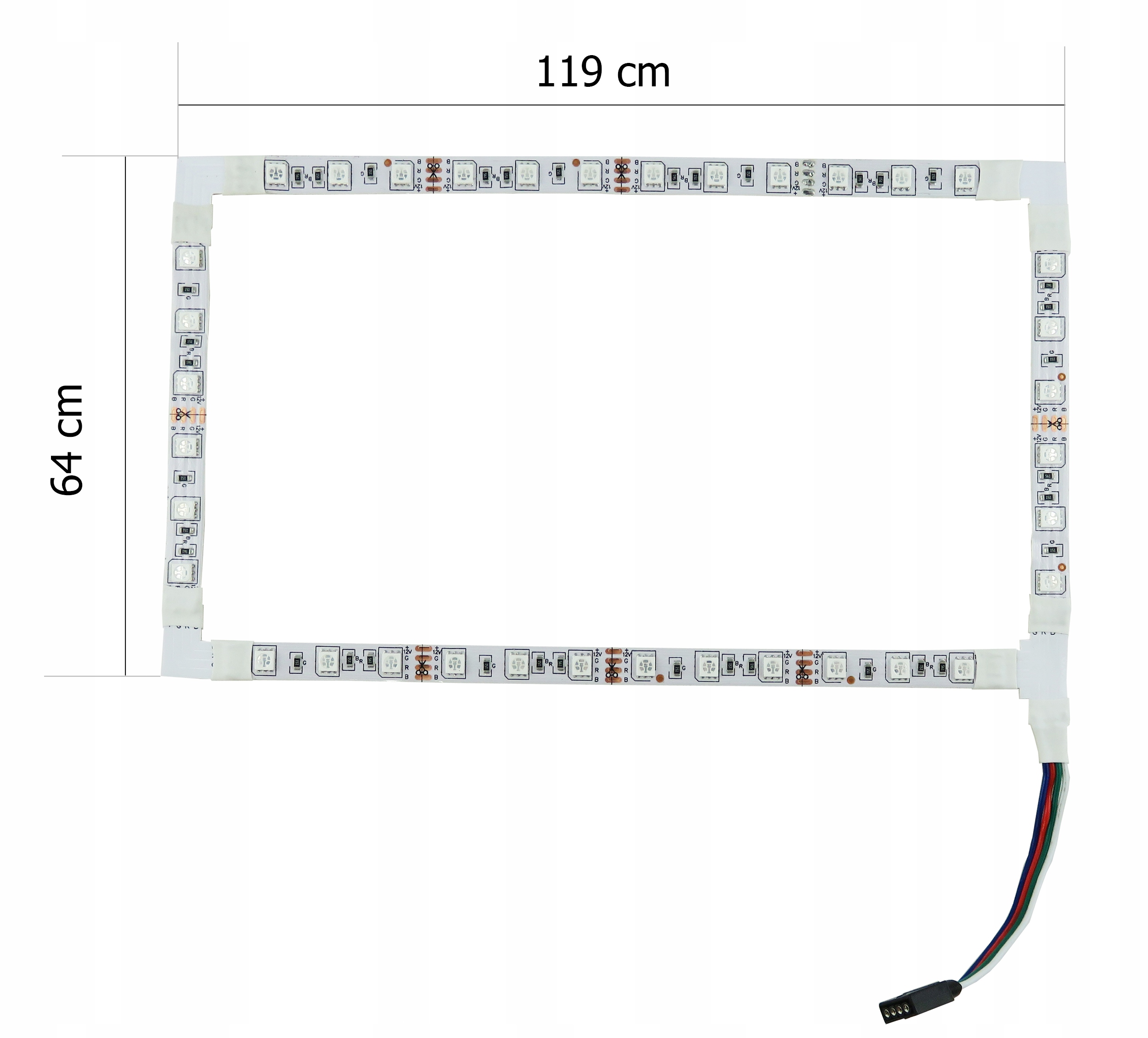 podświetlenie LED telewizora RGB 60'' Wi-Fi Marka Inna