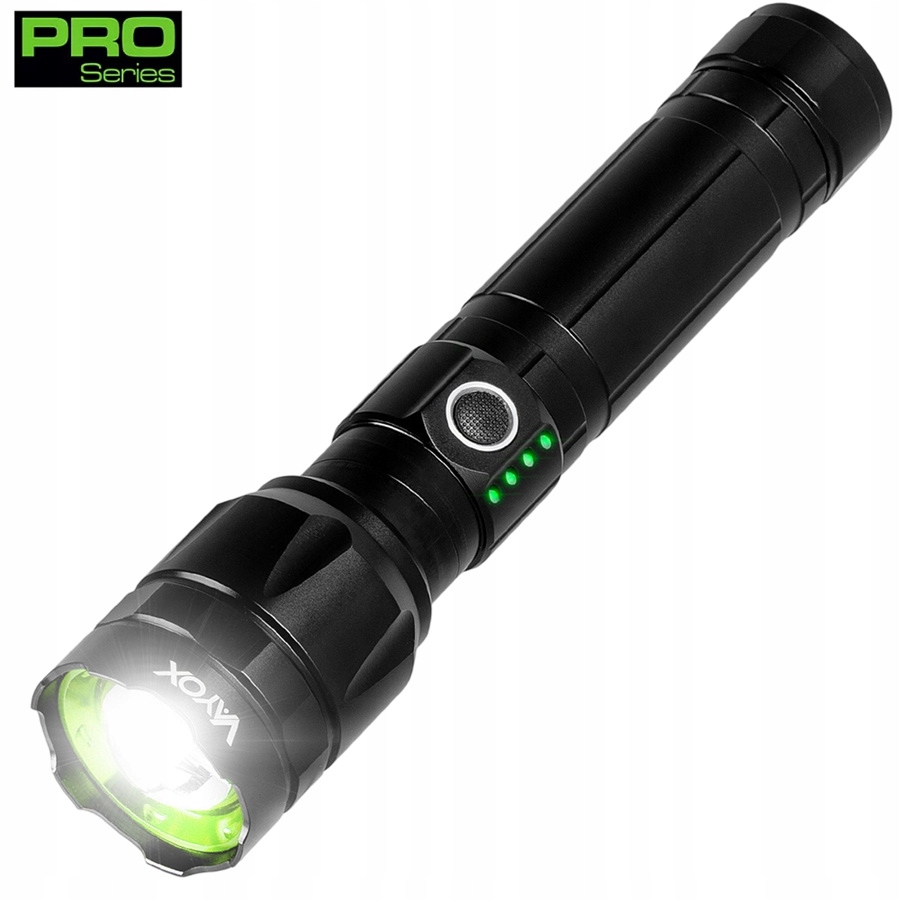 Outdoorová Svítilna Usb-c Taktická Pro Series VA0108 Vayox 30W 1060 Lumenů