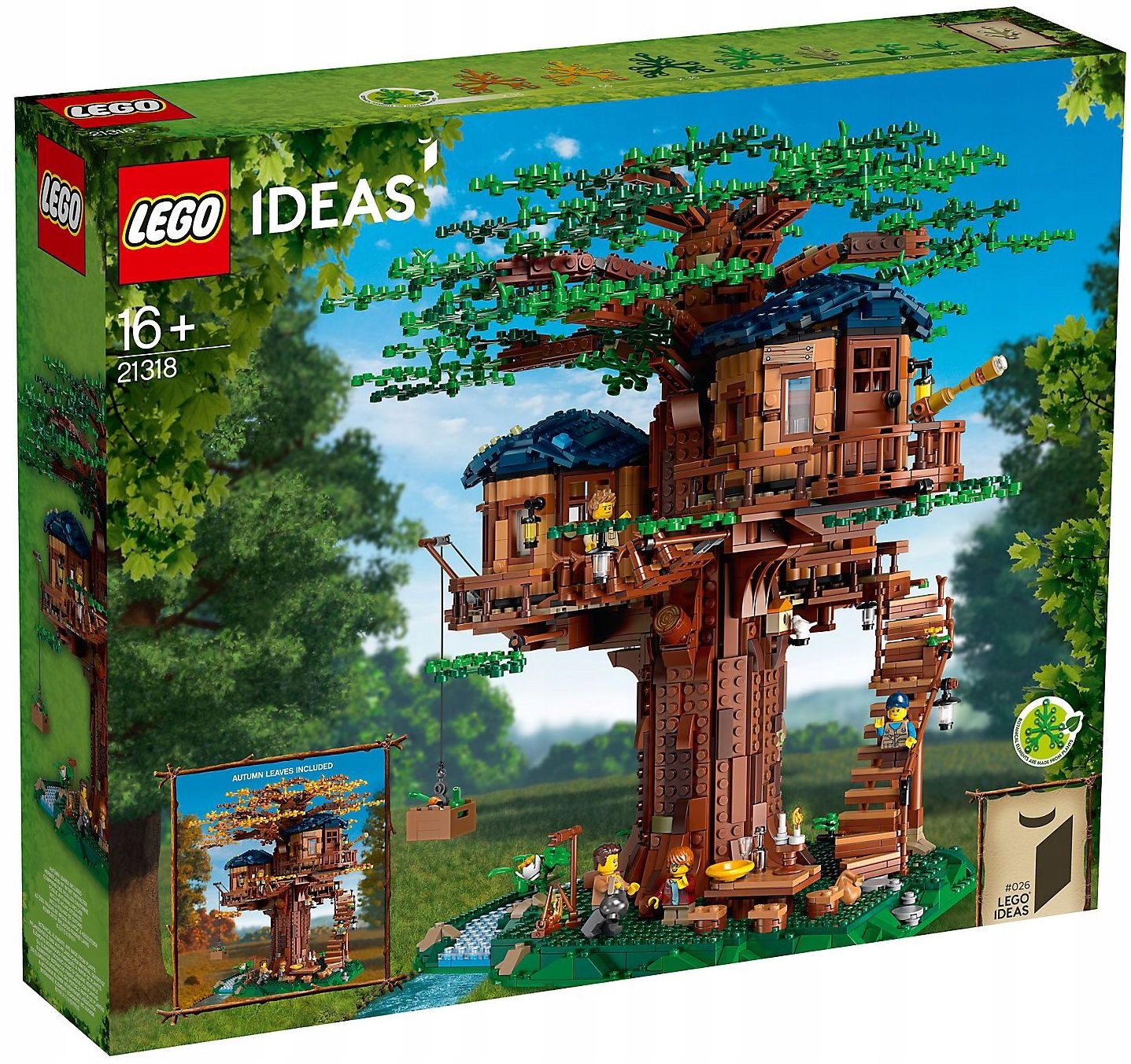 Lego Ideas 21318 Domek na drzewie Nowy