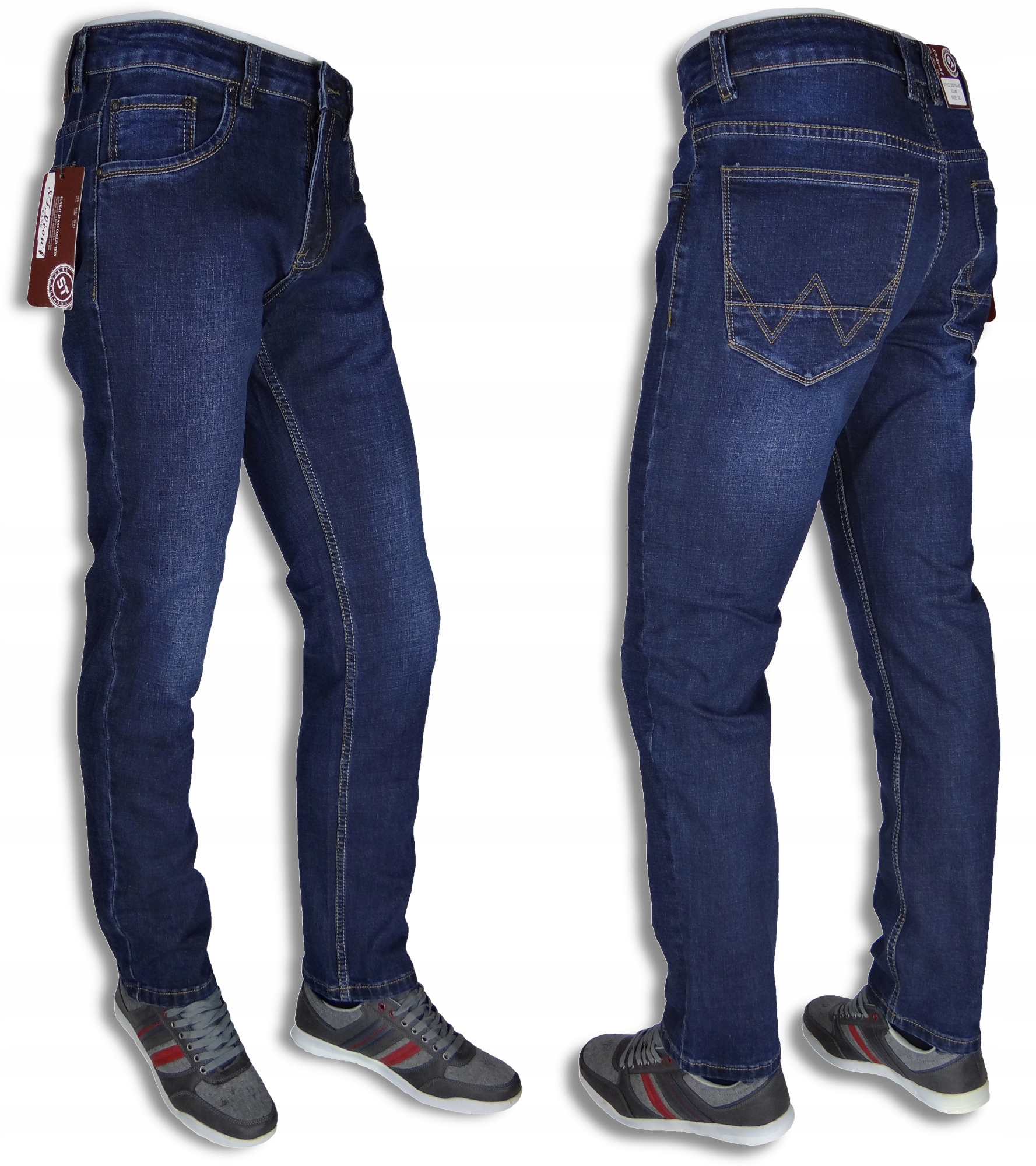 

Spodnie Jeans Męskie Rozciągliwe 87cm W33 L32 #11