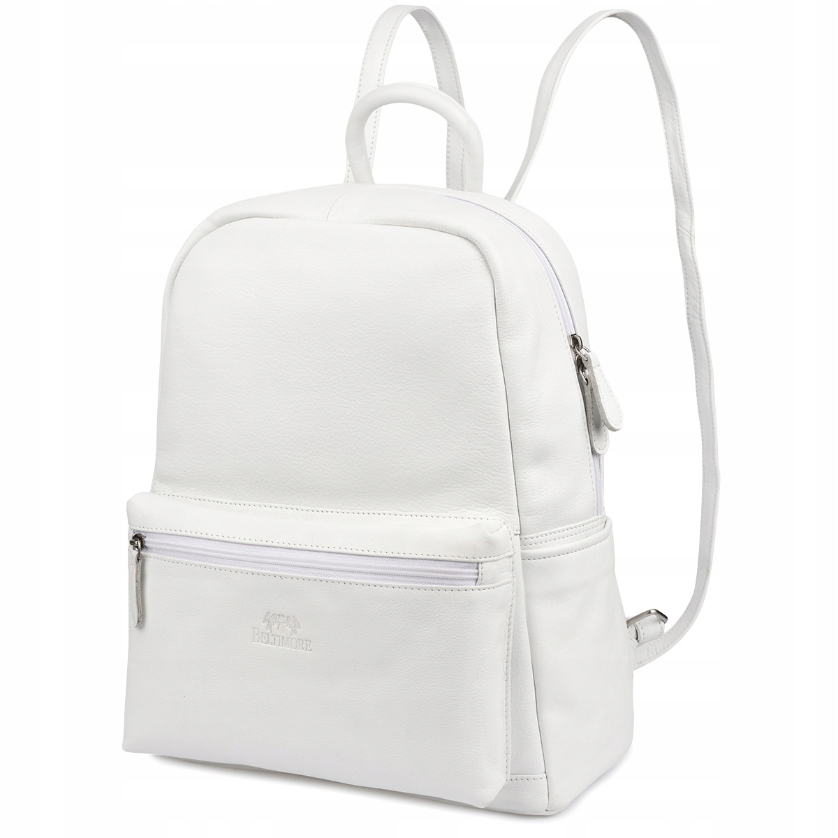 Batoh velký, prostorný, pevný, elegantní, bílý Beltimore