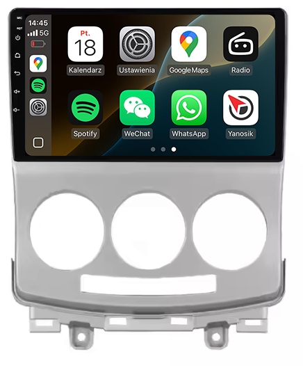 Mazda 5 2005-2010 Android Carplay Nawigacja Radio 8GB/128GB Dsp