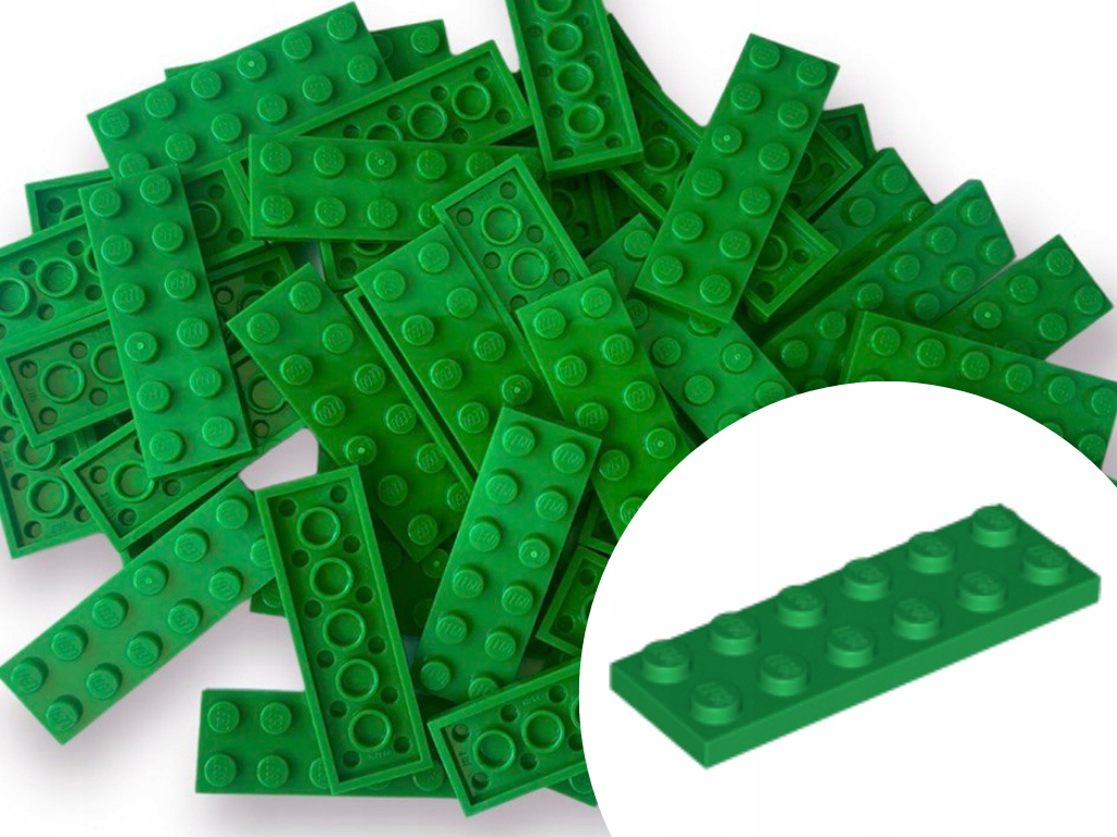 

Lego 3795 Plate 2x6 Płytka Green Zielony 10 szt