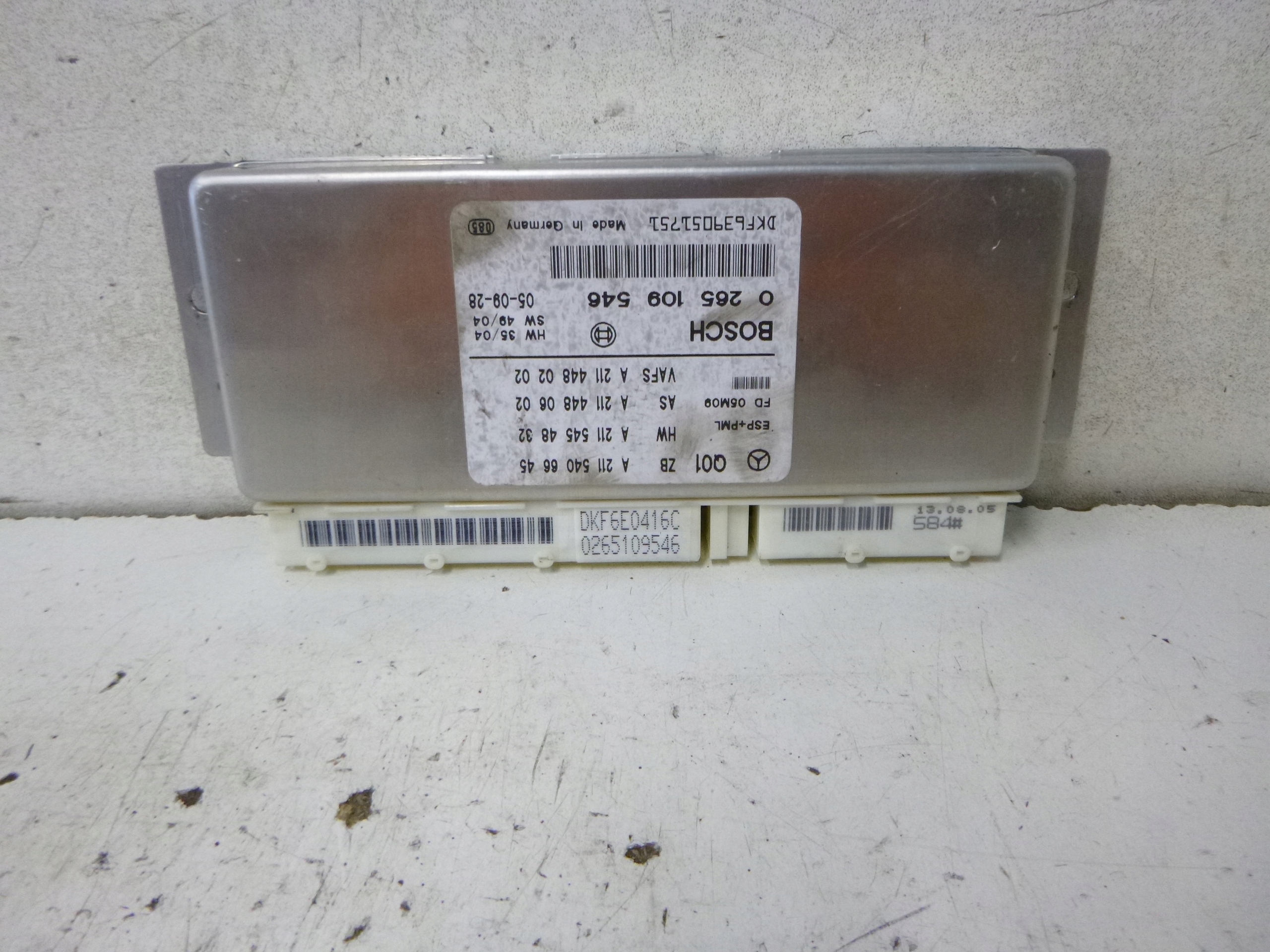 module control unit ESP MERCEDES BENZ KLASA E W211 A2115406645 0265109545